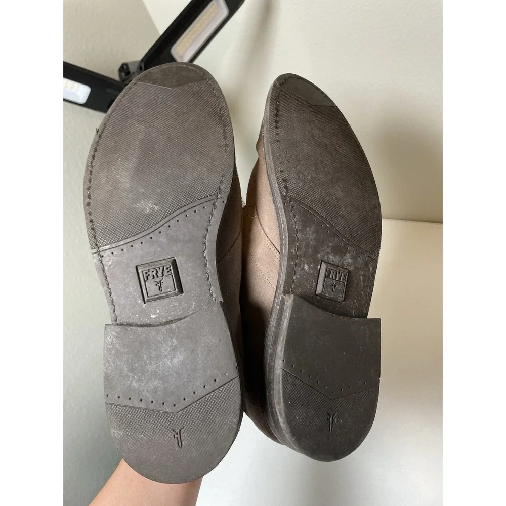 Frye Brown Suede Chukka Boots Men's 11 Lace up Shoes Preppy Casual Minimalist